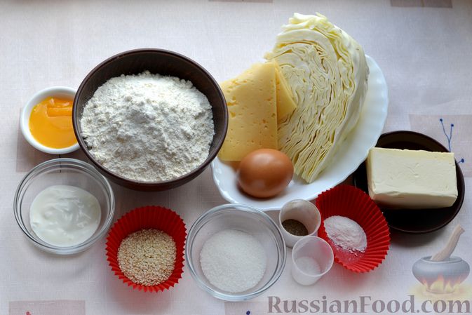Фото приготовления рецепта: Печенье с капустой - шаг №1