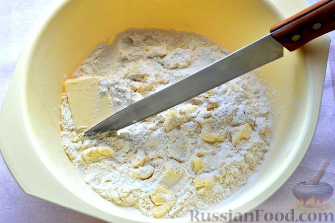 Фото приготовления рецепта: Печенье с капустой - шаг №7