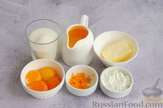 Фото приготовления рецепта: Песочное печенье с апельсиновым курдом - шаг №7