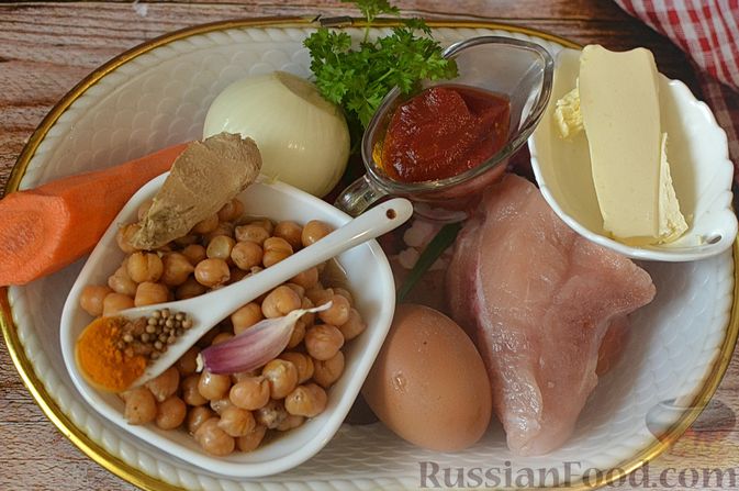 Фото приготовления рецепта: Суп с консервированным нутом и яйцами - шаг №1