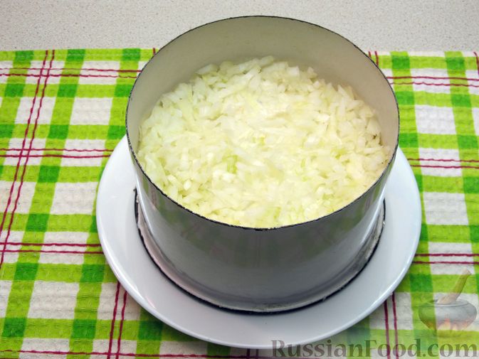 Фото приготовления рецепта: Салат "Мимоза" без картофеля - шаг №13