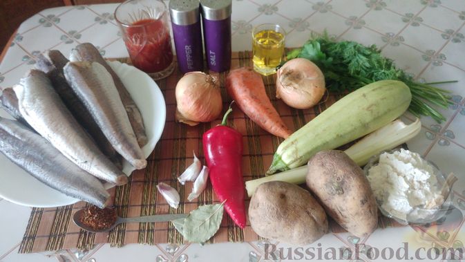 Фото приготовления рецепта: Рыба, тушенная с овощами в горшочке - шаг №1