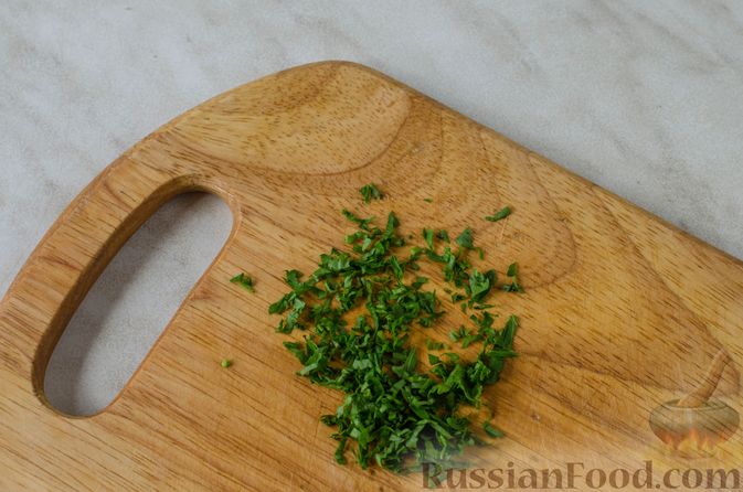 Фото приготовления рецепта: Паста с креветками в сливочно-чесночном соусе - шаг №19