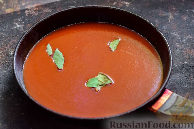 Фото приготовления рецепта: Ленивый голубец, запечённый в томатном соусе - шаг №23