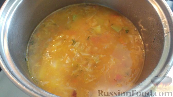 Фото приготовления рецепта: Овощной суп-рагу - шаг №17