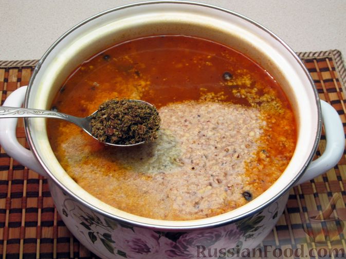 Фото приготовления рецепта: Суп харчо - шаг №18