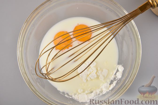 Фото приготовления рецепта: Вишнёвый тарт с заварным кремом и желе - шаг №8