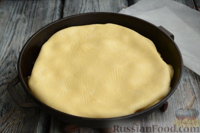 Фото приготовления рецепта: Абрикосовый тарт-татен - шаг №11