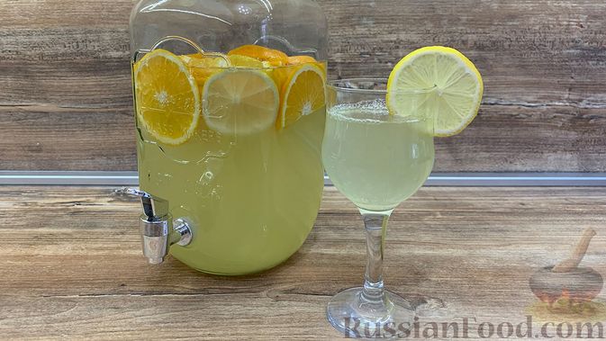 Фото приготовления рецепта: Домашний апельсиновый лимонад - шаг №5