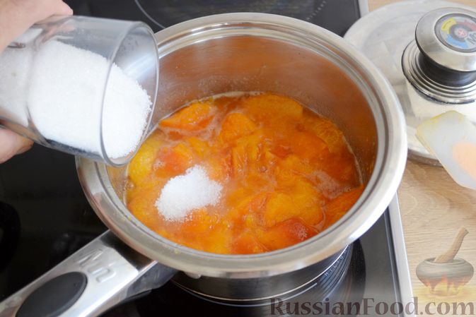Фото приготовления рецепта: Самбук из абрикосов - шаг №5
