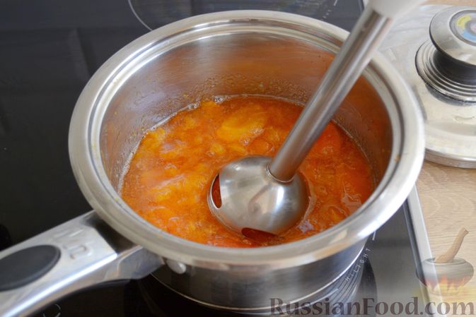 Фото приготовления рецепта: Самбук из абрикосов - шаг №6