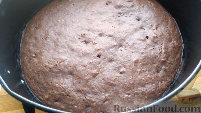 Фото приготовления рецепта: Шоколадный торт из кабачков - шаг №14