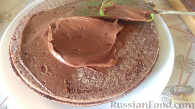 Фото приготовления рецепта: Шоколадный торт из кабачков - шаг №24