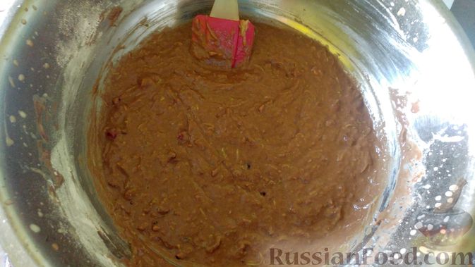 Фото приготовления рецепта: Шоколадный торт из кабачков - шаг №12