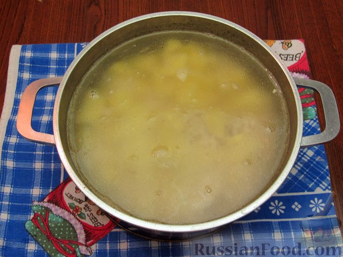 Фото приготовления рецепта: Суп «Чехословацкий» - шаг №6
