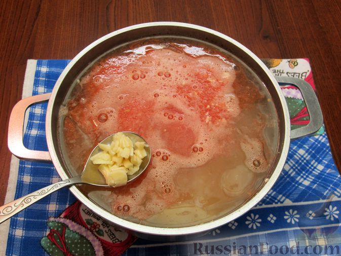 Фото приготовления рецепта: Суп «Чехословацкий» - шаг №14
