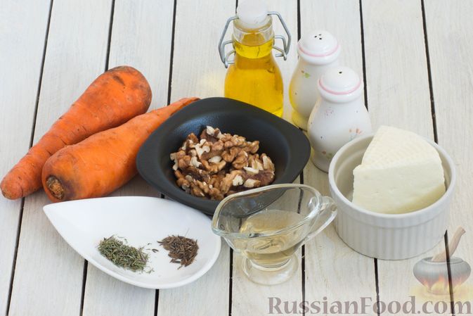 Фото приготовления рецепта: Морковь, запечённая в духовке с грецкими орехами и пряностями - шаг №1