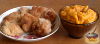 Фото к рецепту: Куриные "наггетсы" с кабачковой икрой по-домашнему