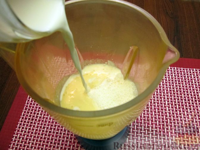 Фото приготовления рецепта: Запеканка из цветной капусты и бекона, в сливочно-сырной заливке - шаг №8