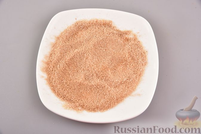Фото приготовления рецепта: Песочное печенье в корично-сахарной обсыпке (сникердудль) - шаг №7