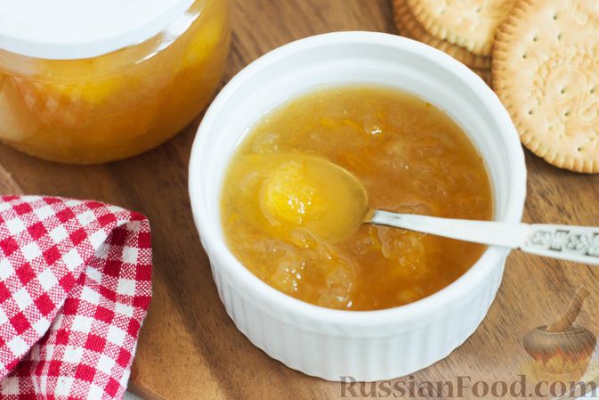 Фото приготовления рецепта: Яблочно-апельсиновый джем - шаг №12