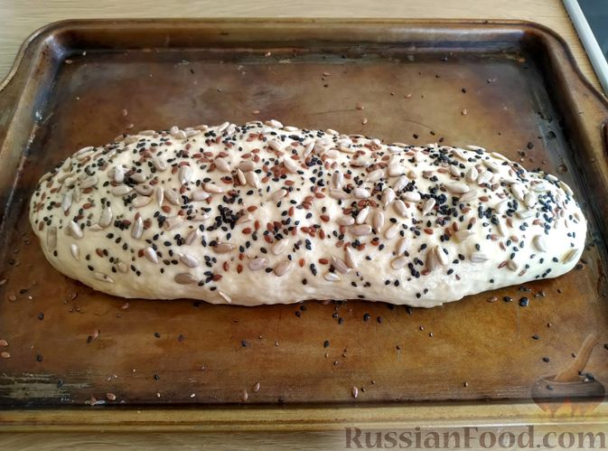 Фото приготовления рецепта: Пшеничный хлеб на кефире - шаг №9