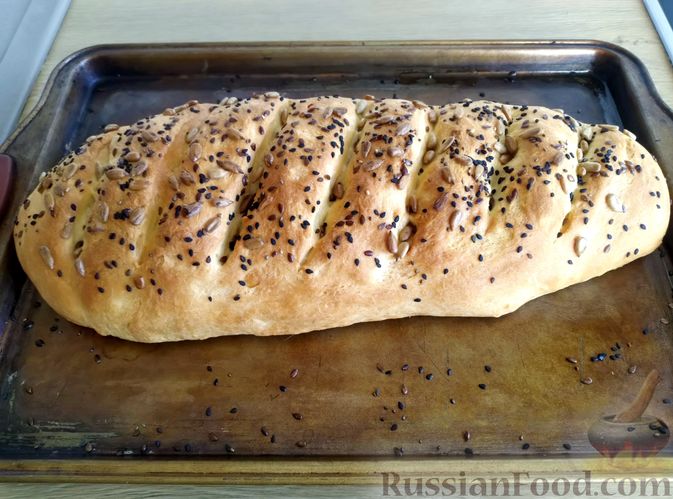 Фото приготовления рецепта: Пшеничный хлеб на кефире - шаг №11