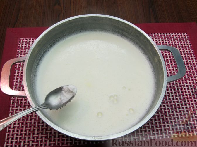 Фото приготовления рецепта: Молочный суп с пшеном - шаг №8
