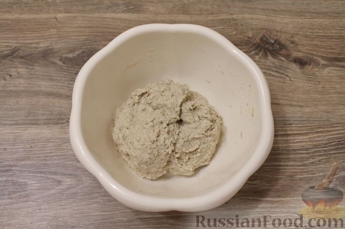 Фото приготовления рецепта: Пшенично-ржаной хлеб - шаг №5
