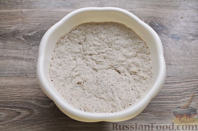 Фото приготовления рецепта: Пшенично-ржаной хлеб - шаг №6