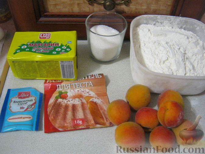 Фото приготовления рецепта: Пирог песочный с абрикосами - шаг №1