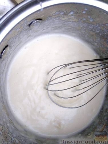 Фото приготовления рецепта: Пирог на кукурузной муке, с апельсинами в сахарном сиропе - шаг №11