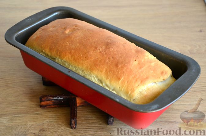 Фото приготовления рецепта: Заварной пшеничный хлеб - шаг №13