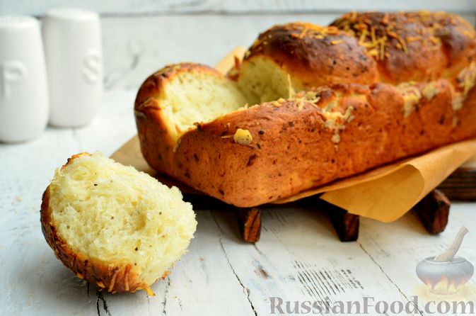 Фото приготовления рецепта: Хлеб с пармезаном и орегано - шаг №14
