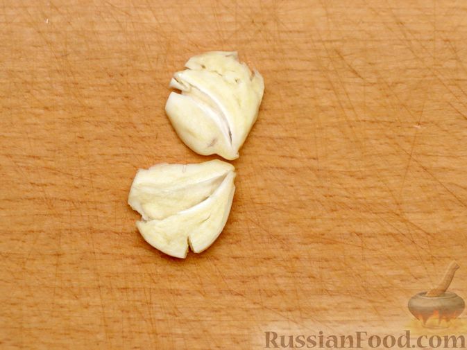 Фото приготовления рецепта: Листья цветной капусты с чесноком - шаг №6