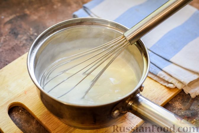 Фото приготовления рецепта: Молочно-йогуртовое желе с кофе (на агар-агаре) - шаг №3