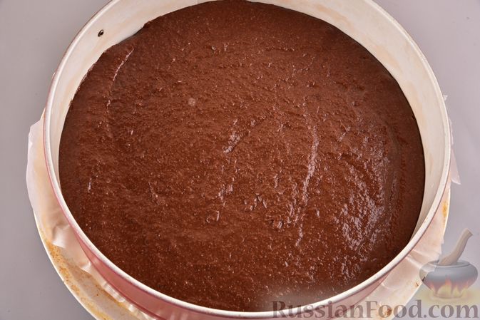 Фото приготовления рецепта: Постный шоколадный манник - шаг №8