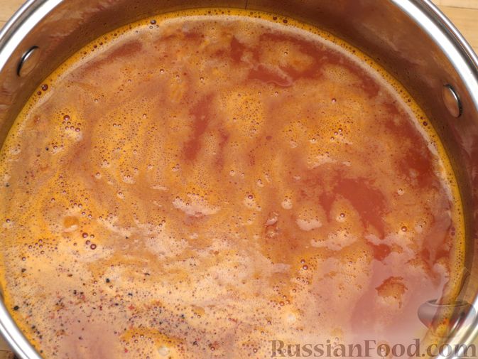 Фото приготовления рецепта: Фасоль с ветчиной, в томатном соусе - шаг №11