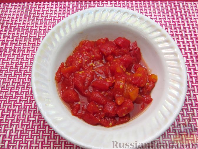 Фото приготовления рецепта: Мясные тефтели в томатно-тыквенным соусе - шаг №8