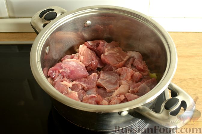 Фото приготовления рецепта: Суп с индейкой и овощами - шаг №5