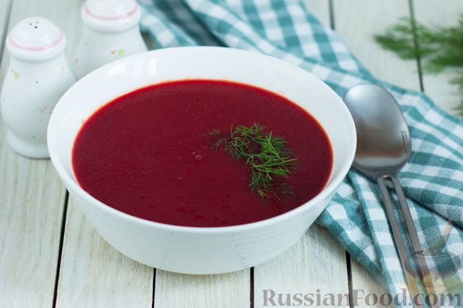 Фото к рецепту: Свекольный суп-пюре