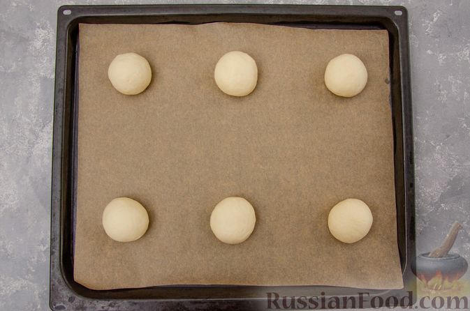 Фото приготовления рецепта: Открытые булочки с заварным кремом - шаг №16