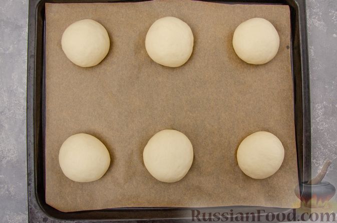 Фото приготовления рецепта: Открытые булочки с заварным кремом - шаг №17