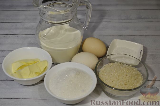 Фото приготовления рецепта: Рисовая каша со сливками и солёной карамелью - шаг №1