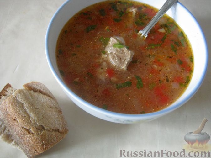 Суп со свининой простой рецепт