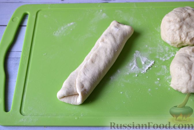 Фото приготовления рецепта: Сдобные булочки на мучной заварке, с вареньем - шаг №22