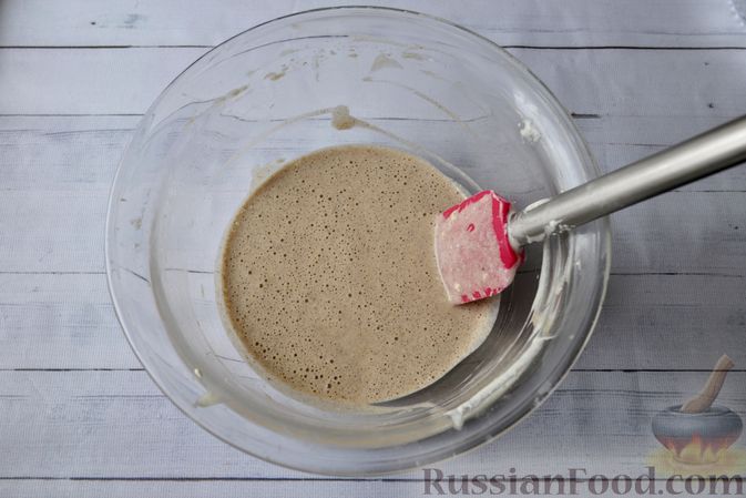 Фото приготовления рецепта: Творожно-сливочная запеканка с какао - шаг №14