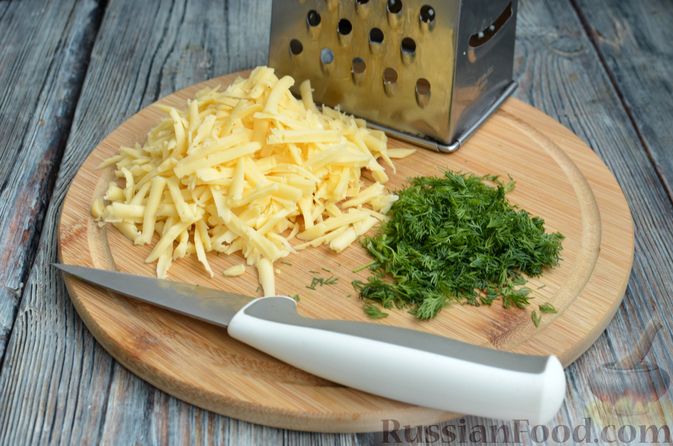 Фото приготовления рецепта: Цветная капуста, запечённая с макаронами и сыром - шаг №7