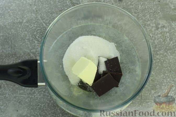 Фото приготовления рецепта: Шоколадное суфле - шаг №3