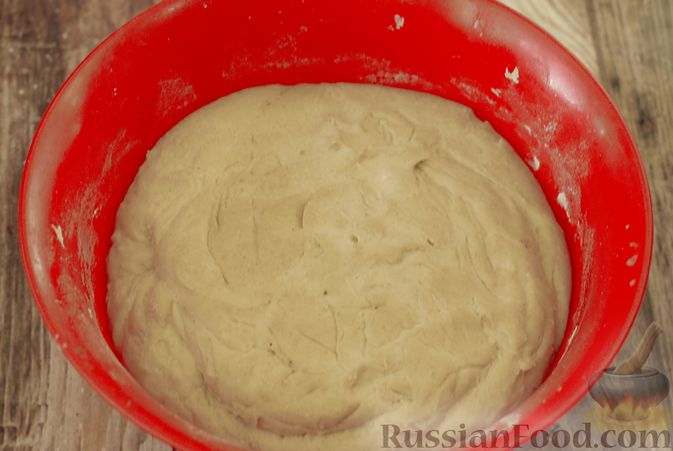 Фото приготовления рецепта: Пшенично-овсяный хлеб - шаг №7